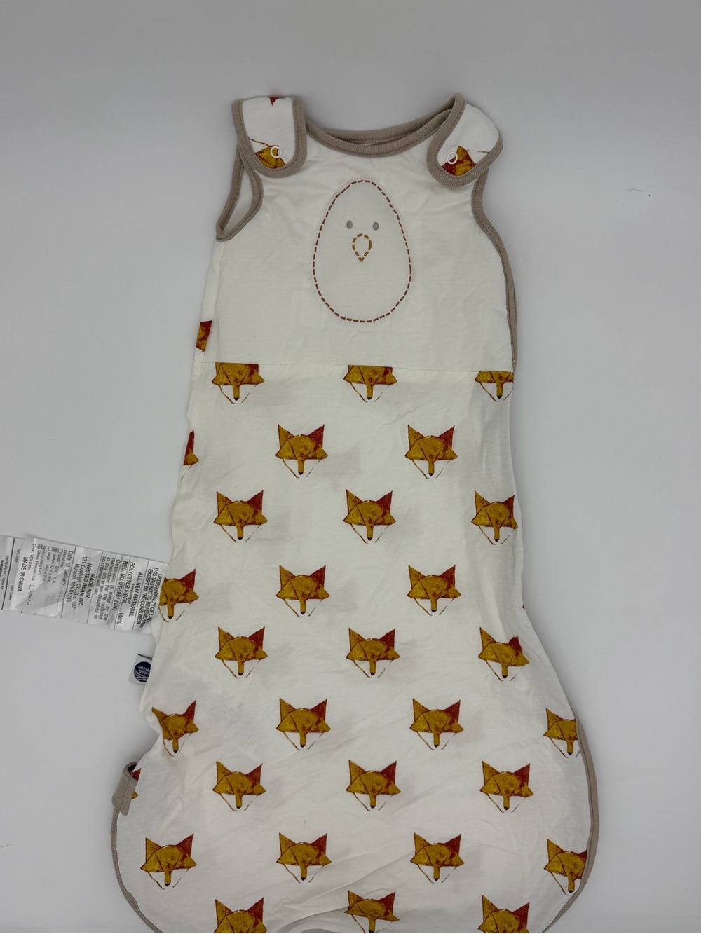 Nested Bean Zen Sack Premier - Fox Print - Size M (6-15 Months)